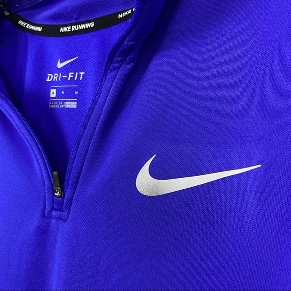 Nike Dry Half Zip Long Sleeve Running Med - Picture 3 of 6